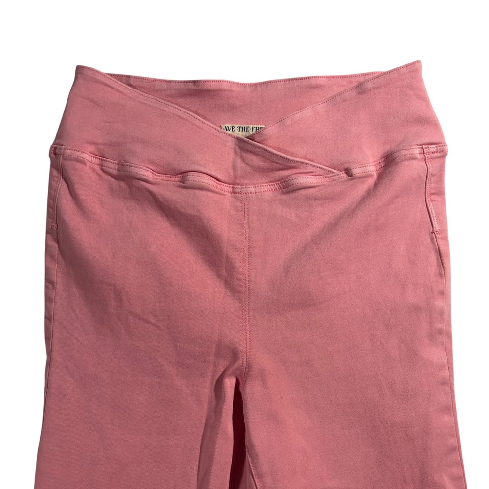 We The Free Venice Beach Flare Jeans Peony Pink High Rise Bell Bottom Size 31 - Picture 6 of 14